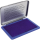 Stempelkissen - Gr 2 - Metallic Gehäuse - 11 x 7cm - blau