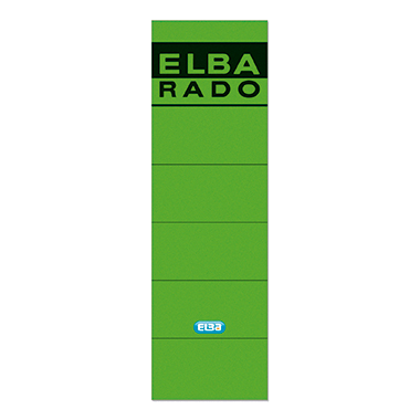 ELBA Rückenschilder - 100420948 - breit / kurz -SK - grün - 10 St./Pack.