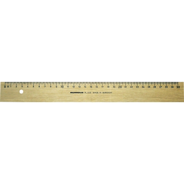 RUMOLD Holzlineal - FL232/30 - aus Weißbuche - natur - 30cm