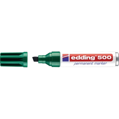 Edding Permanentmarker - 500-04 - nachfüllbar - 2-7mm - Keilspitze - grün