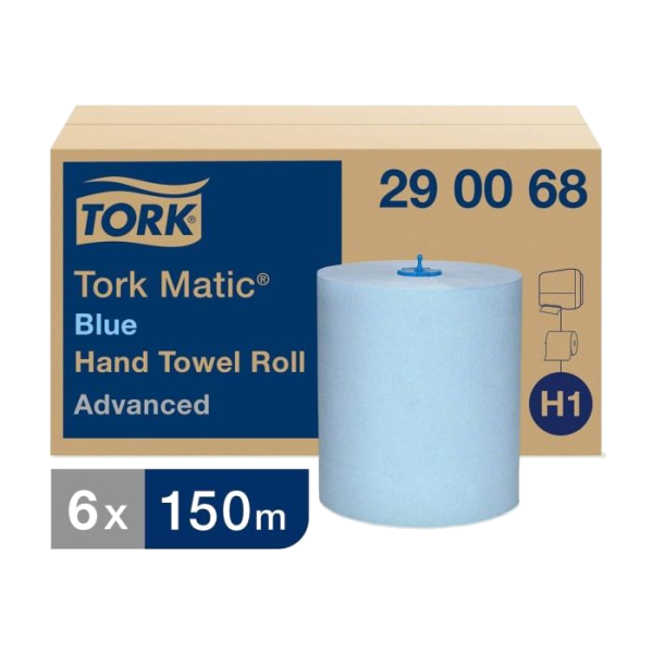 Tork Handtuchrolle - Advanced - 29.00.68 - blau - 2-lagig - 21cm x 150m - 6 St./Pack