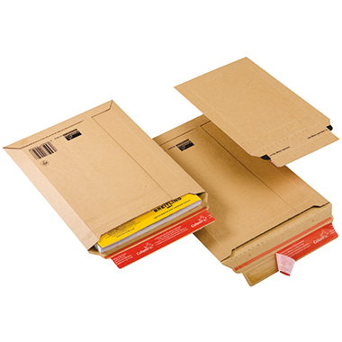 ColomPac - Karton Versandtasche - CP010.54 - DIN A4+ - weiß - 235 x 340 x 35mm