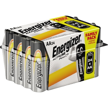Energizer Batterie Alkaline Power - Mignon - AA - 24 St./Pack.