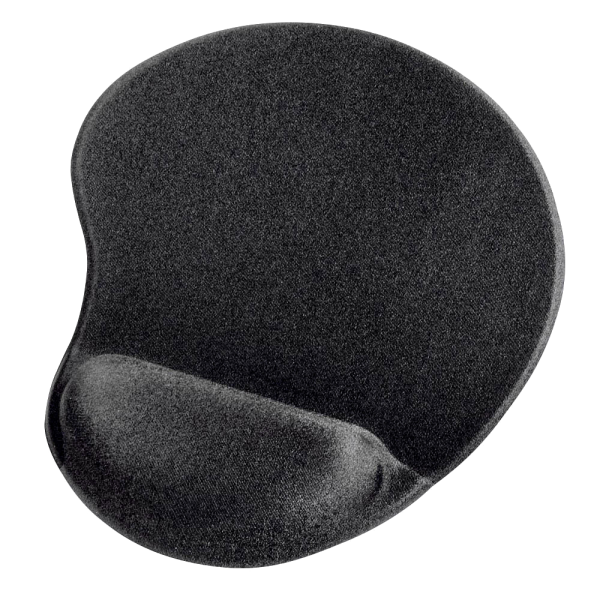 hama Mauspad - 54779  - mit Handgelenkauflage - Ergonomic - schwarz