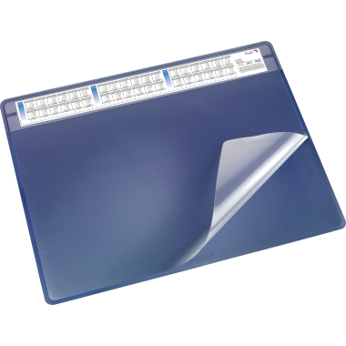 Läufer Schreibunterlage Durella Soft- 47605 - 50 x 65 cm - blau